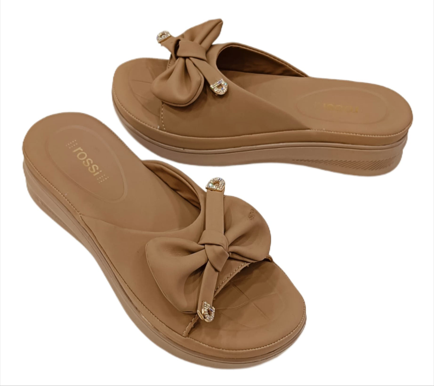 Rossi Women's Bow-Style Slip-On Flats (LC-183)