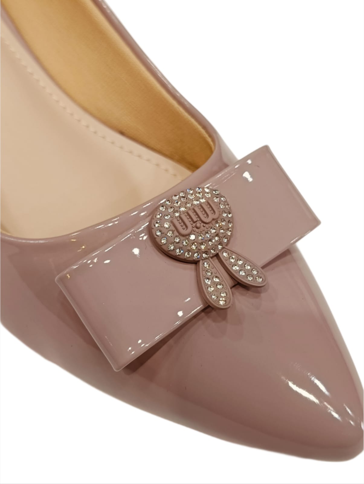 Elegant Patent Bow Ballerina Flats for Women (LB-2004)