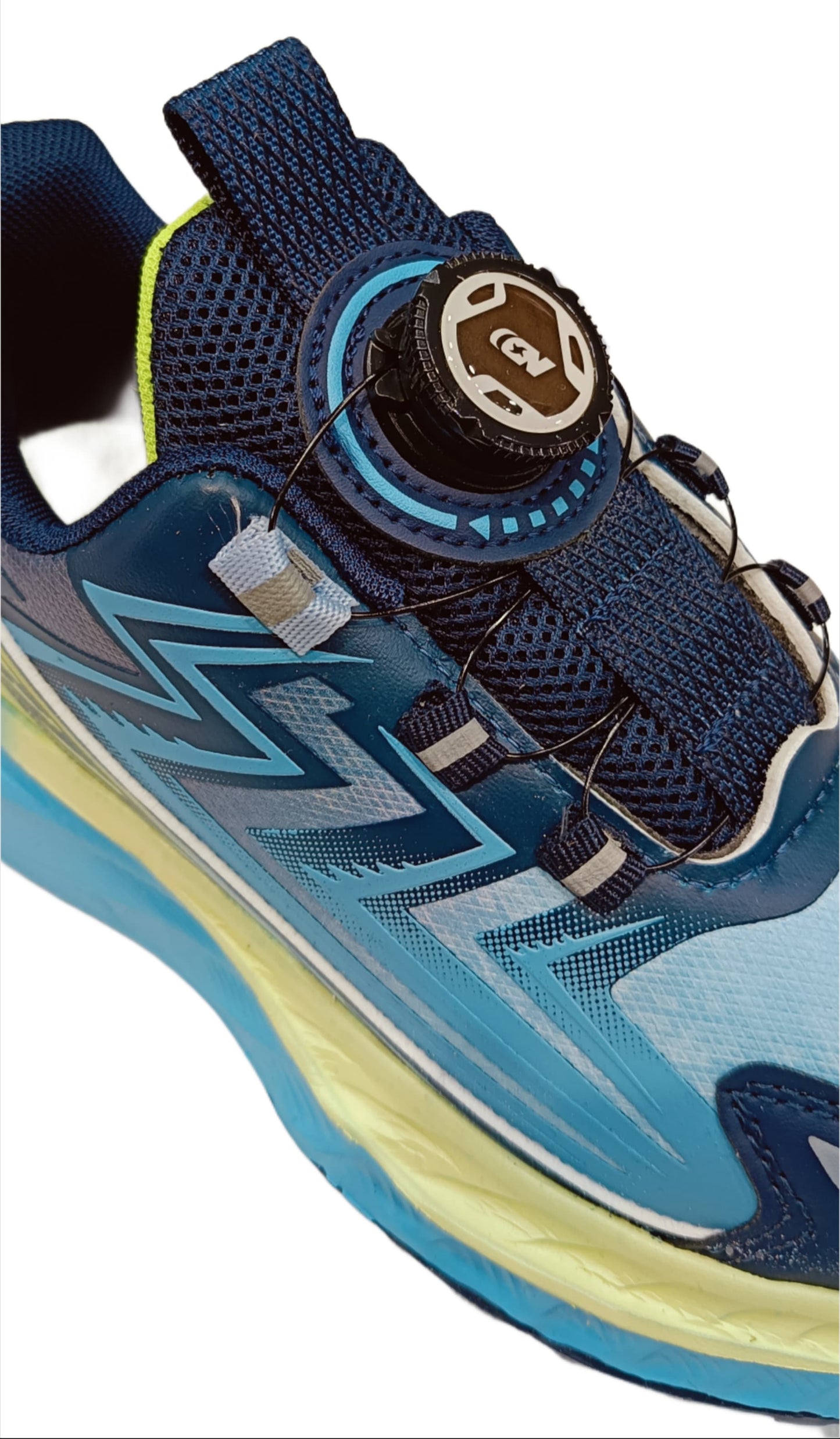 Blue Sports Sneakers with Dial Closure – Lightweight, Breathable &Shock-Absorbent(SS-B330)