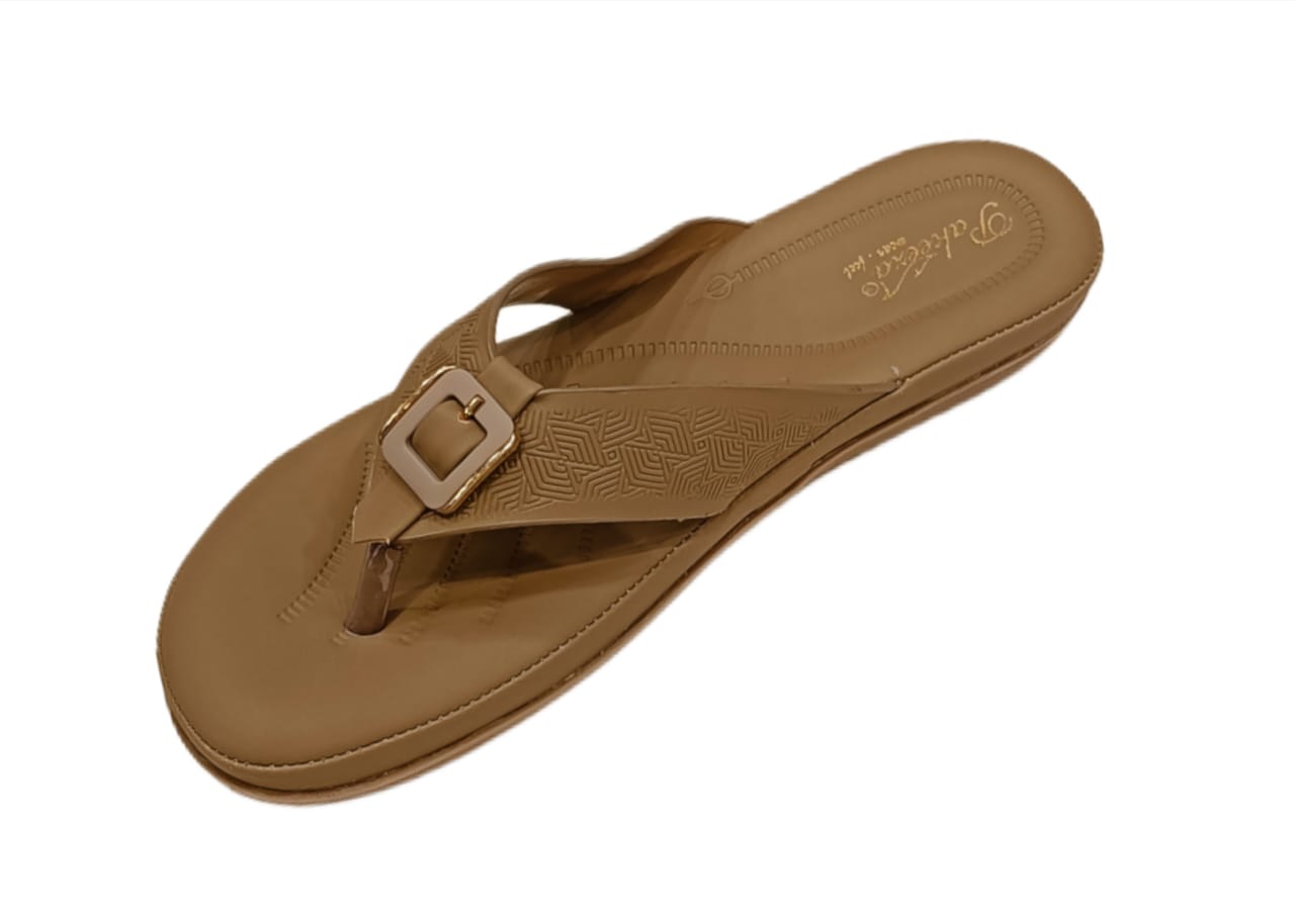 Stylish Buckle Design Comfortable Women’s Slippers (LC-2012)