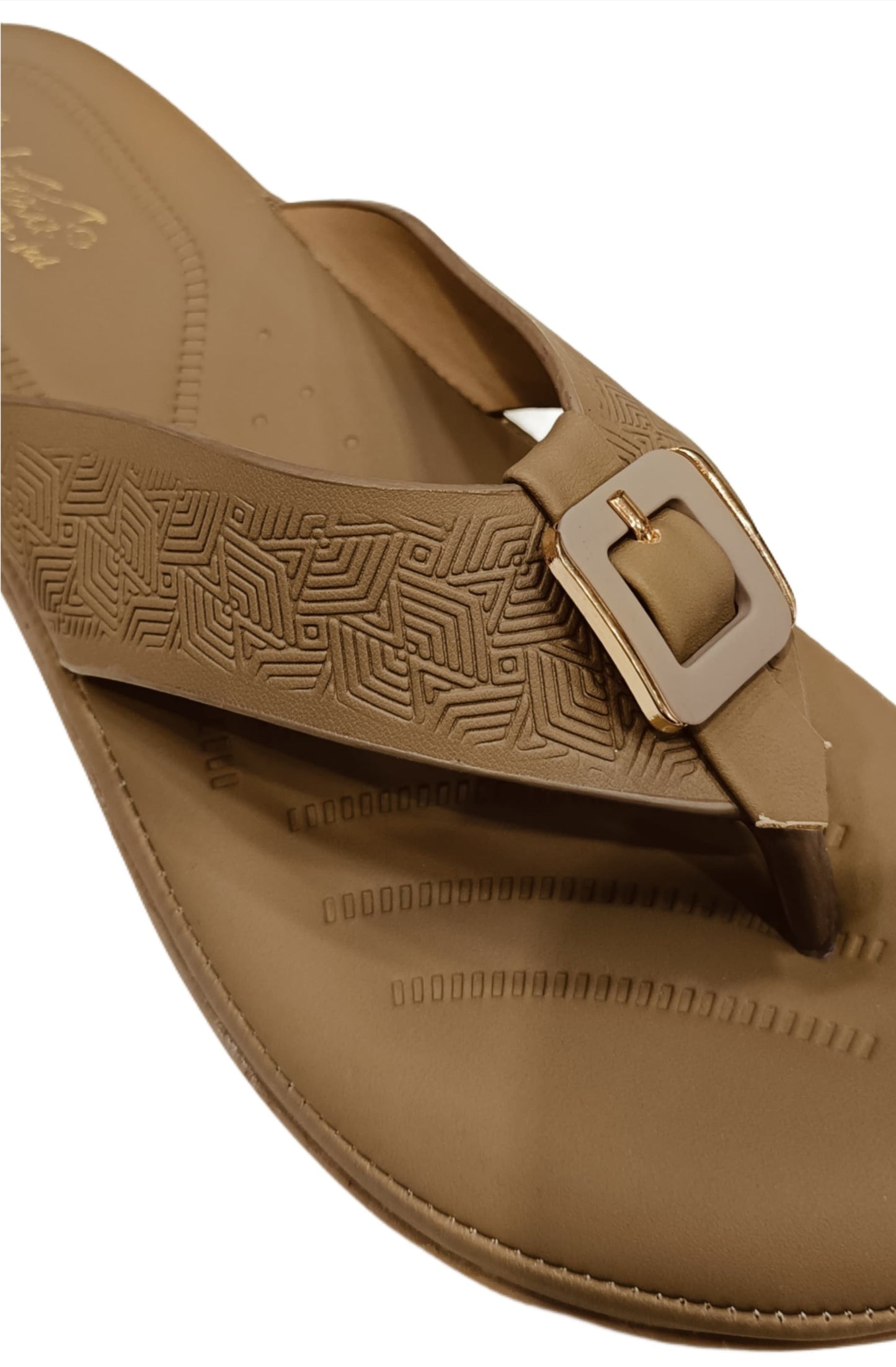 Stylish Buckle Design Comfortable Women’s Slippers (LC-2012)