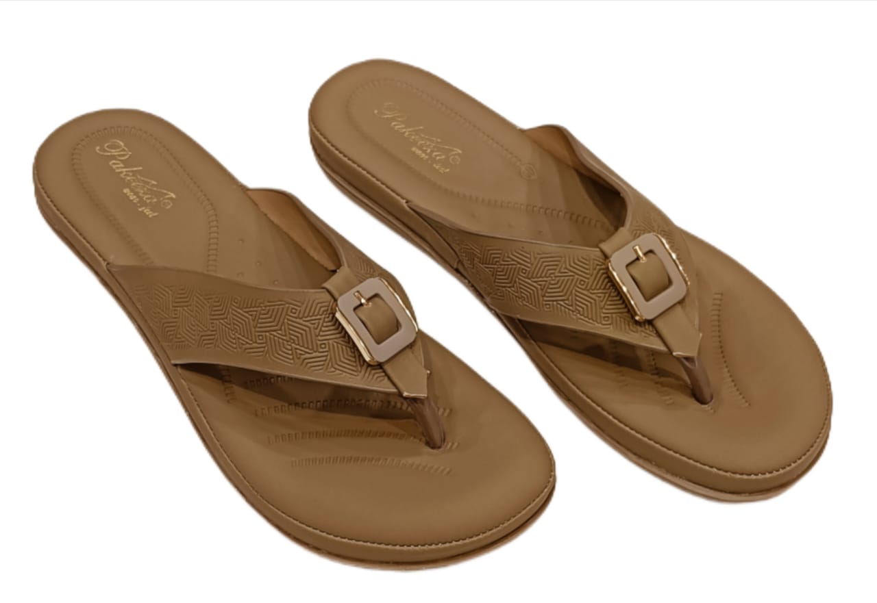Stylish Buckle Design Comfortable Women’s Slippers (LC-2012)