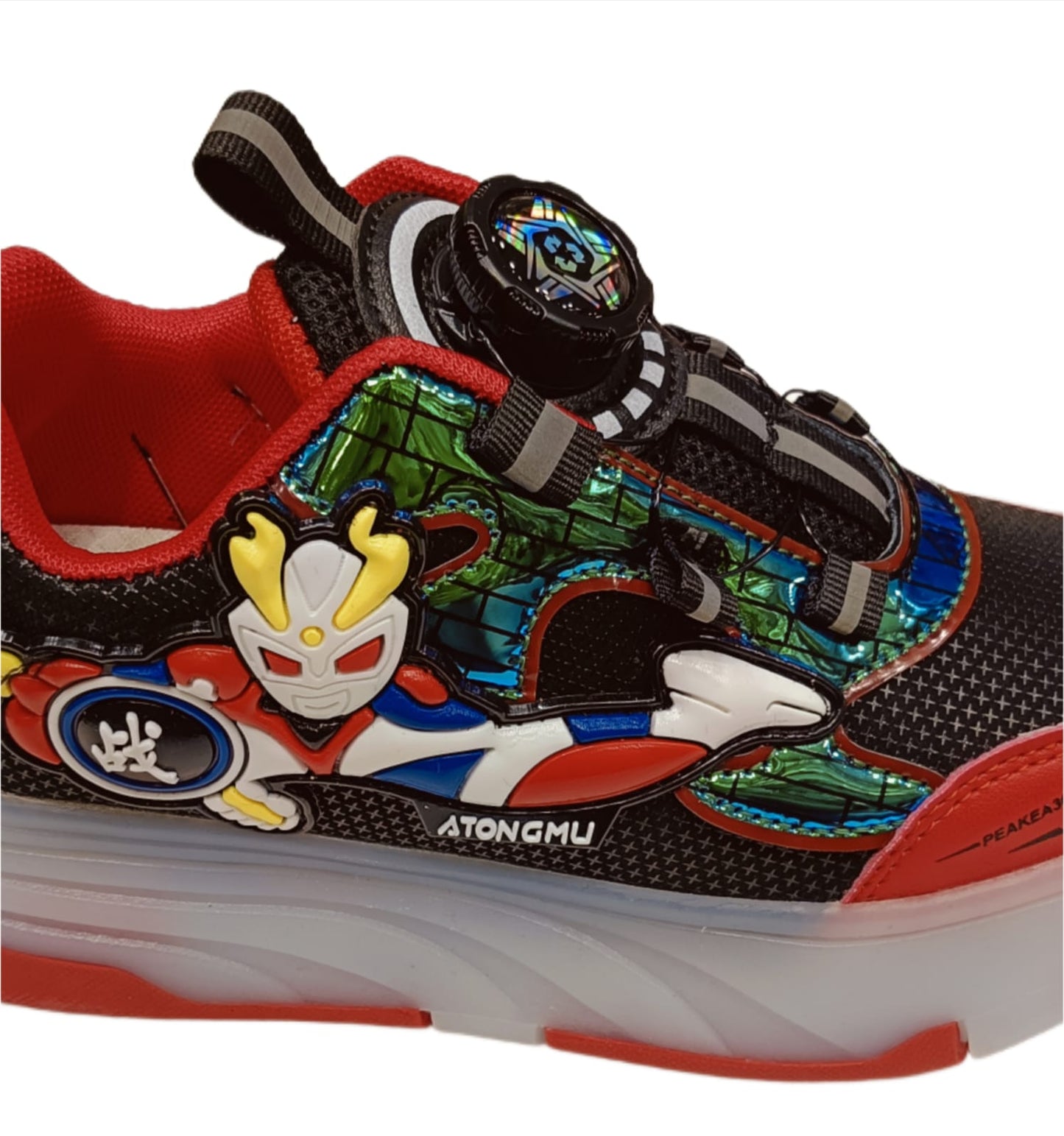 Kids’ LED Light-Up Shoes with Detachable Roller Wheels – 16 Modes of chargeable Skating Sneakers (KS-3754)