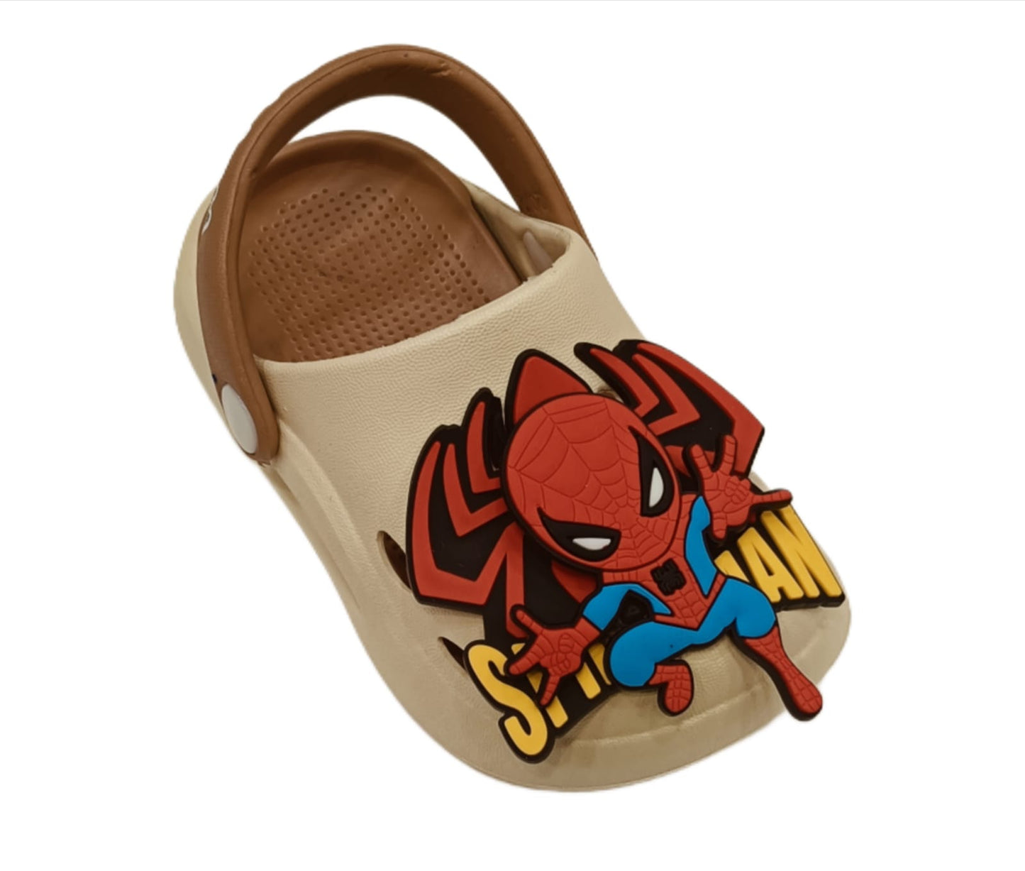 Kids Spider-Man Clogs – 3D Superhero Design | Soft & Lightweight (KC SPIDERMAN)