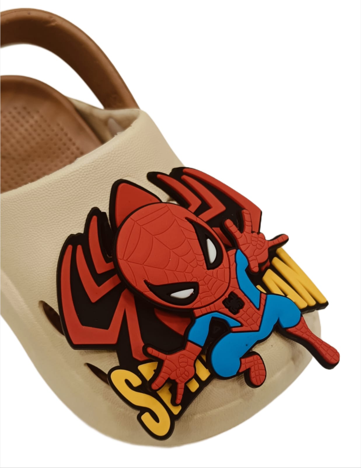 Kids Spider-Man Clogs – 3D Superhero Design | Soft & Lightweight (KC SPIDERMAN)