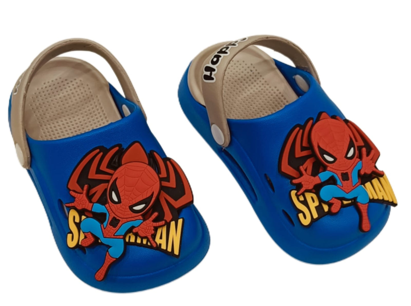 Kids Spider-Man Clogs – 3D Superhero Design | Soft & Lightweight (KC SPIDERMAN)