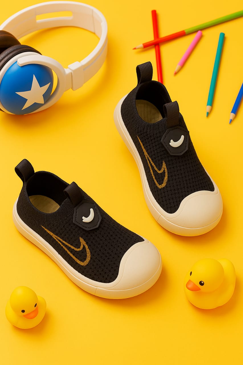 Breathable Mesh Slip-On Shoes for Kids – Lightweight & Flexible Sneakers for Boys and Girls (KS-5506)