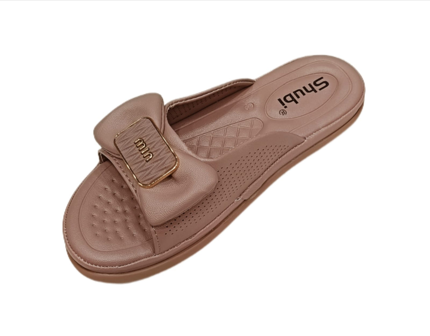 Kids’ Slip-On Bow Sandal – Comfortable Casual Slippers with Cushioned Sole (KC-04)