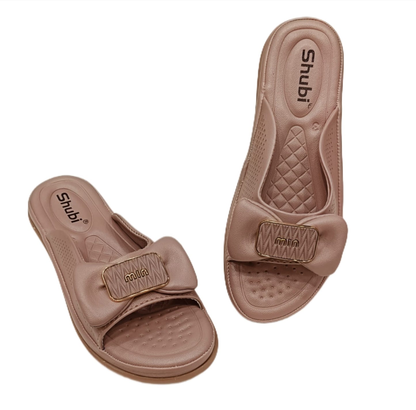 Kids’ Slip-On Bow Sandal – Comfortable Casual Slippers with Cushioned Sole (KC-04)