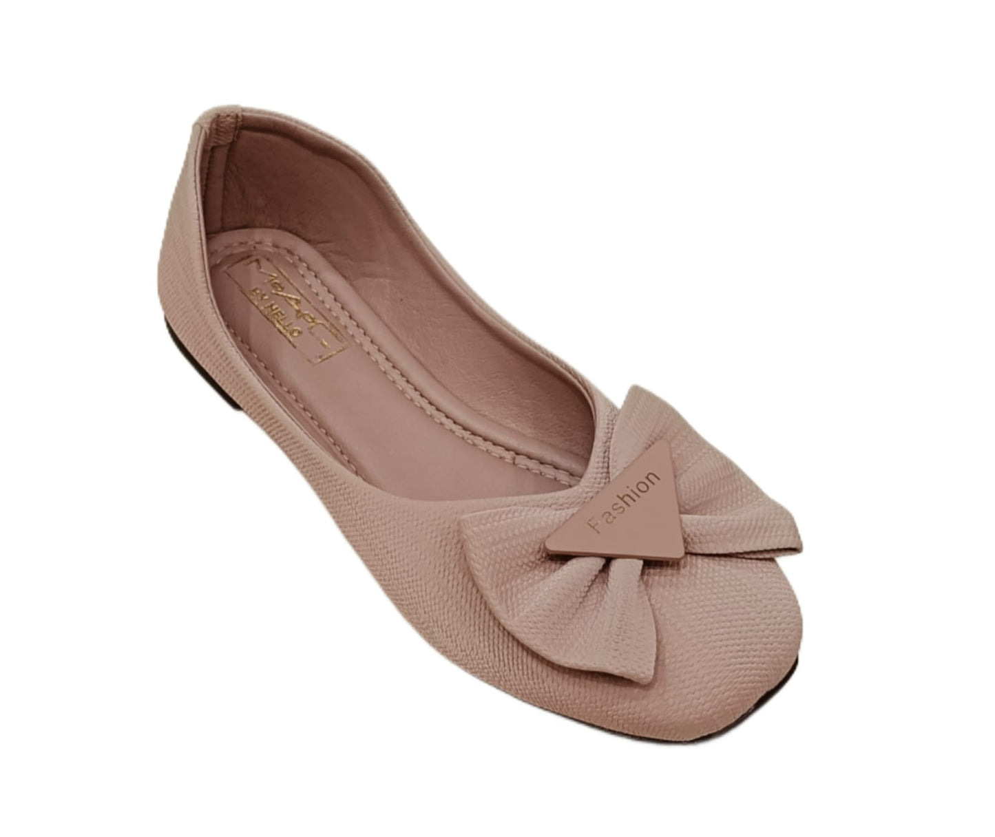 Kids’ Ballerina Shoes with Bow & Fashion Badge(KB-037)