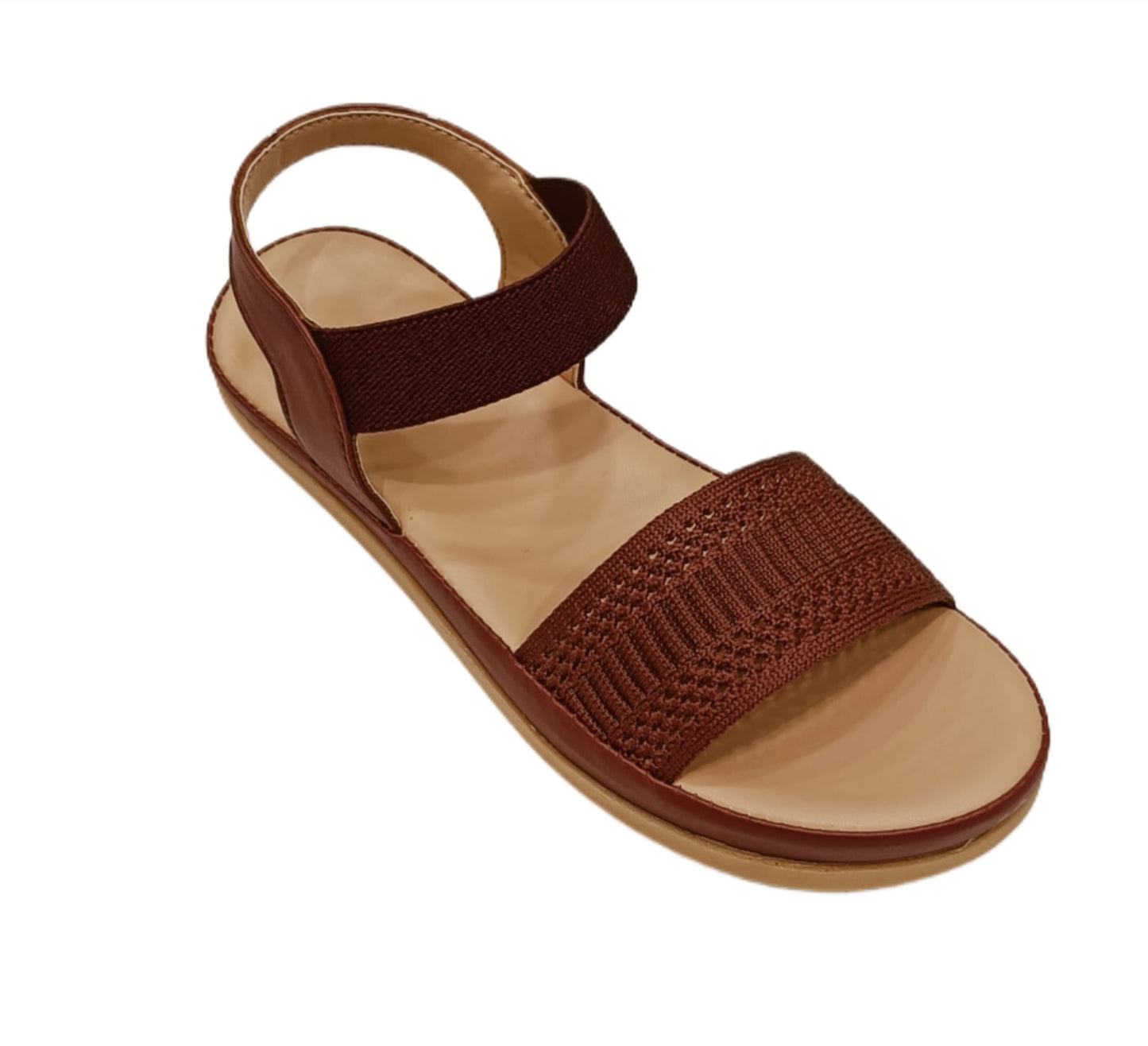 Kids’ Comfortable Casual Sandals with Elastic Strap & Textured Front Band (KC-05)