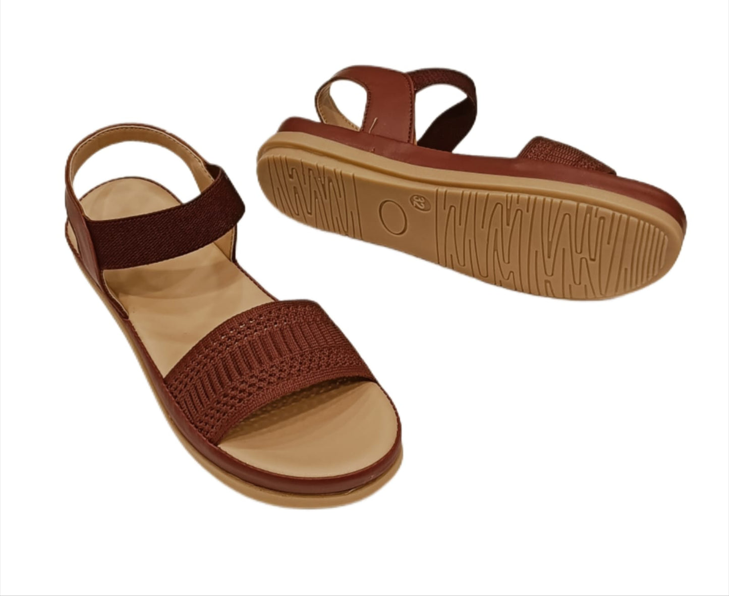 Kids’ Comfortable Casual Sandals with Elastic Strap & Textured Front Band (KC-05)