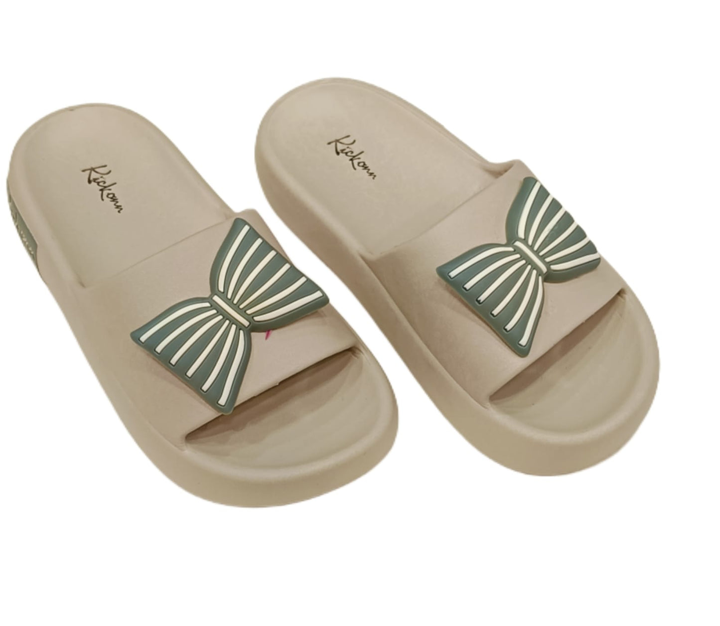 Women’s Casual Bowknot Slip-On Sliders – Comfortable Indoor & Outdoor Sandals (KKN-001)