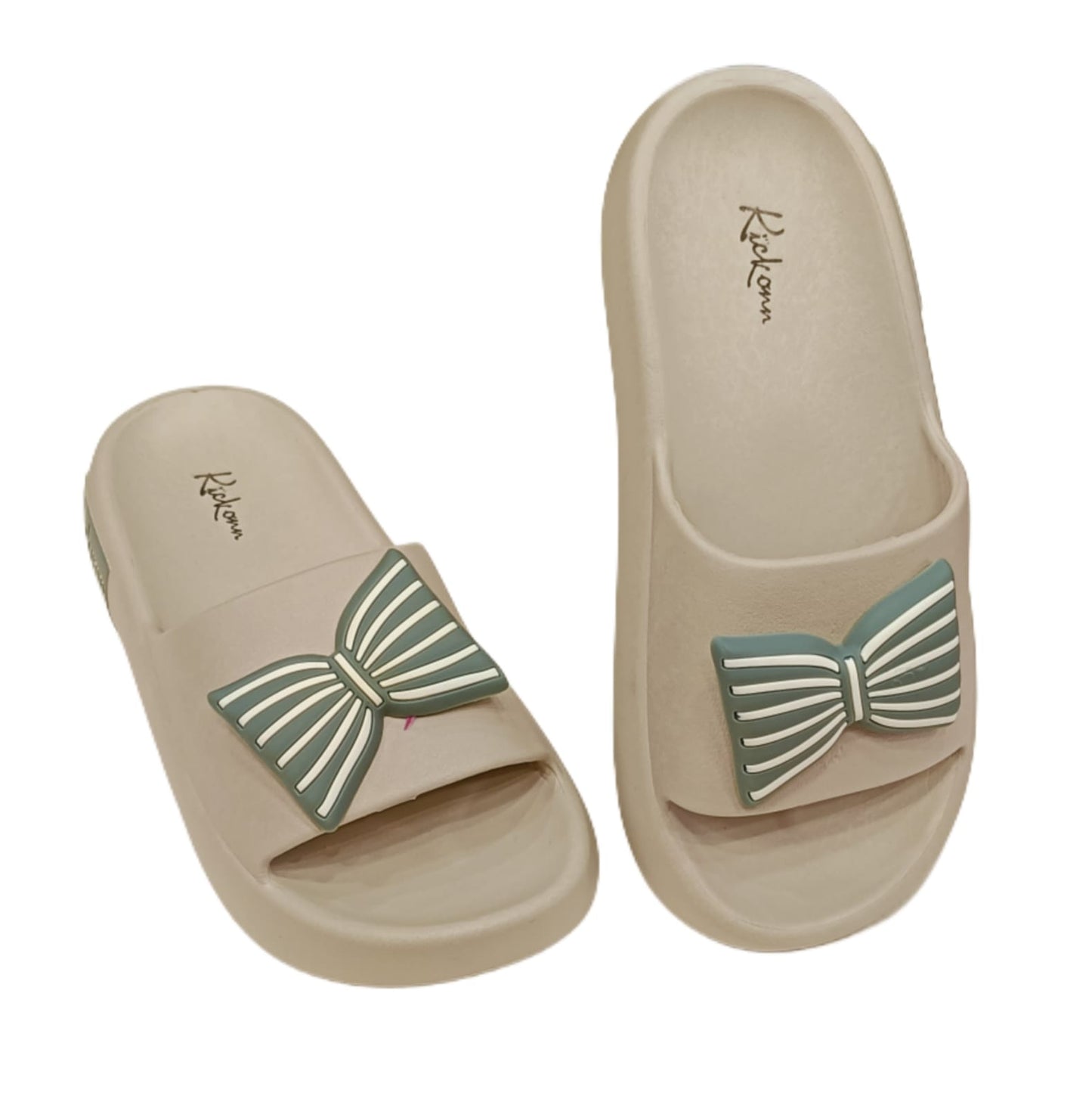 Women’s Casual Bowknot Slip-On Sliders – Comfortable Indoor & Outdoor Sandals (KKN-001)