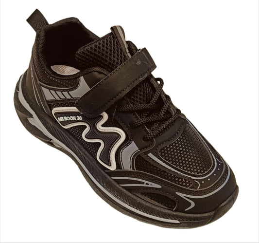 Stylish Sports Sneakers with Velcro Strap & Lace Design – Lightweight, Breathable & Shock-Absorbent (SS-2980)