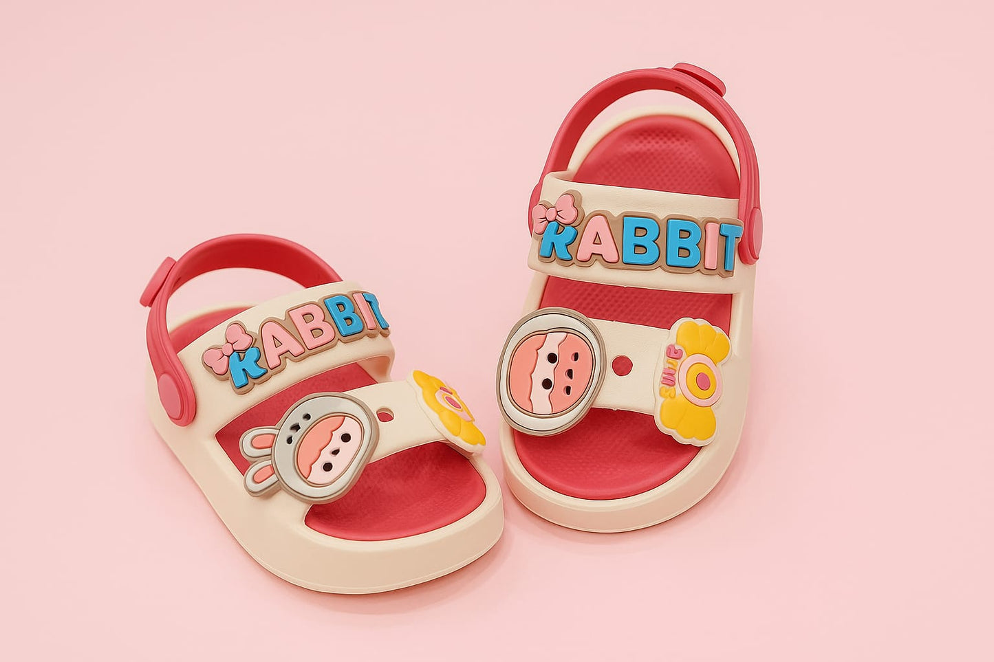 Kids' Cartoon Rabbit Theme EVA Sandals – (KC-RABBIT)