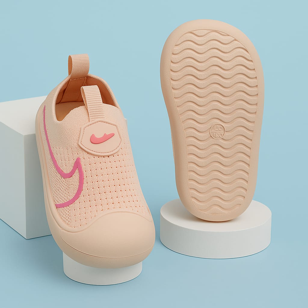 Breathable Mesh Slip-On Shoes for Kids – Lightweight & Flexible Sneakers for Boys and Girls (KS-5506)