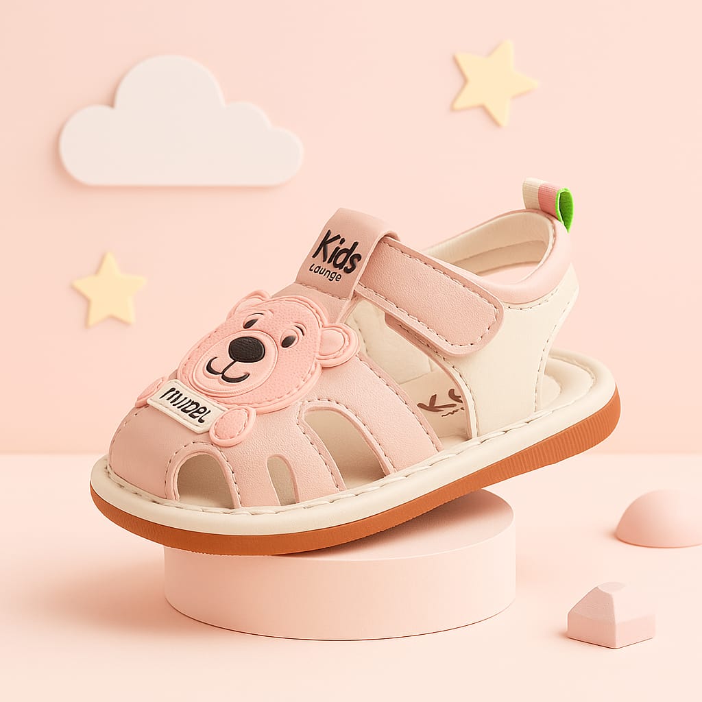 Kids’ Cute Bear Design Soft Comfortable Sandals (KS-ML302)