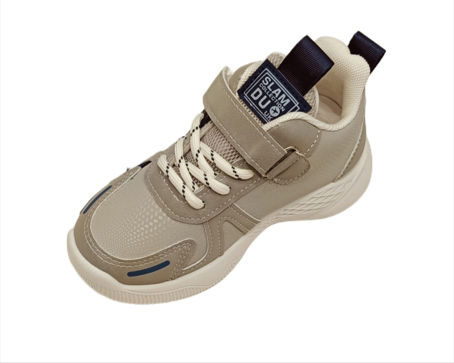 Kids’ Stylish Sports Sneakers with Velcro & Lace-Up Design – Dual Color Variants (SS-C82)