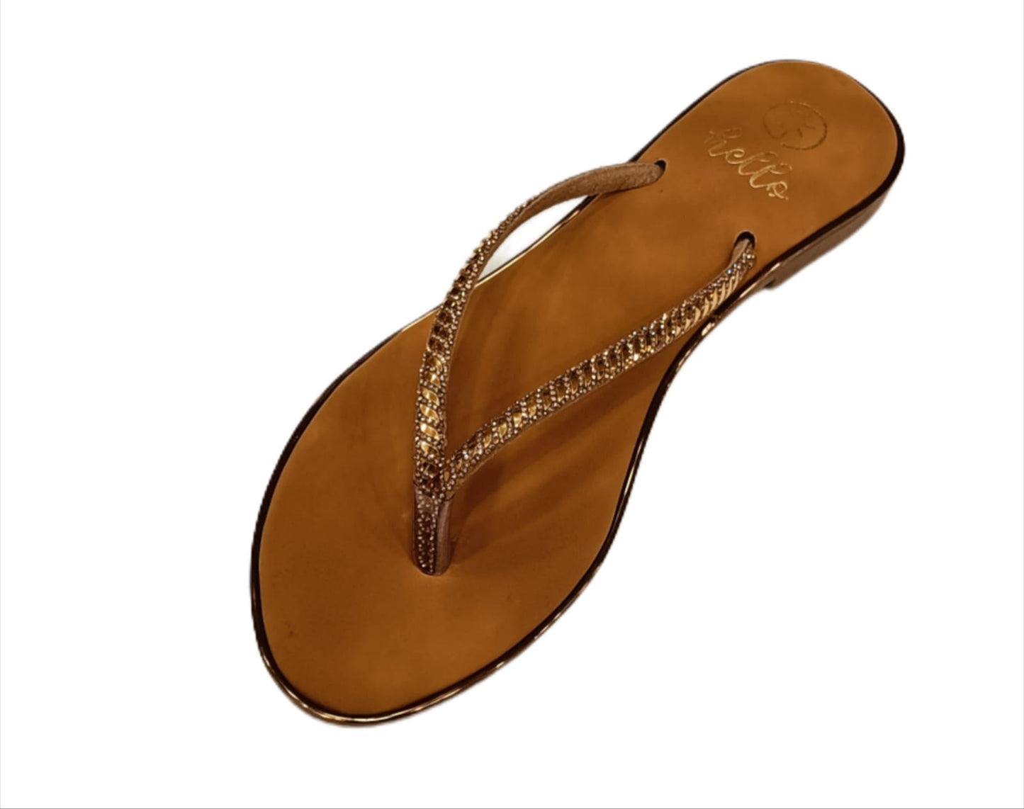 Hello Women’s Stylish Embellished Flip-Flop Sandals (LC-742)