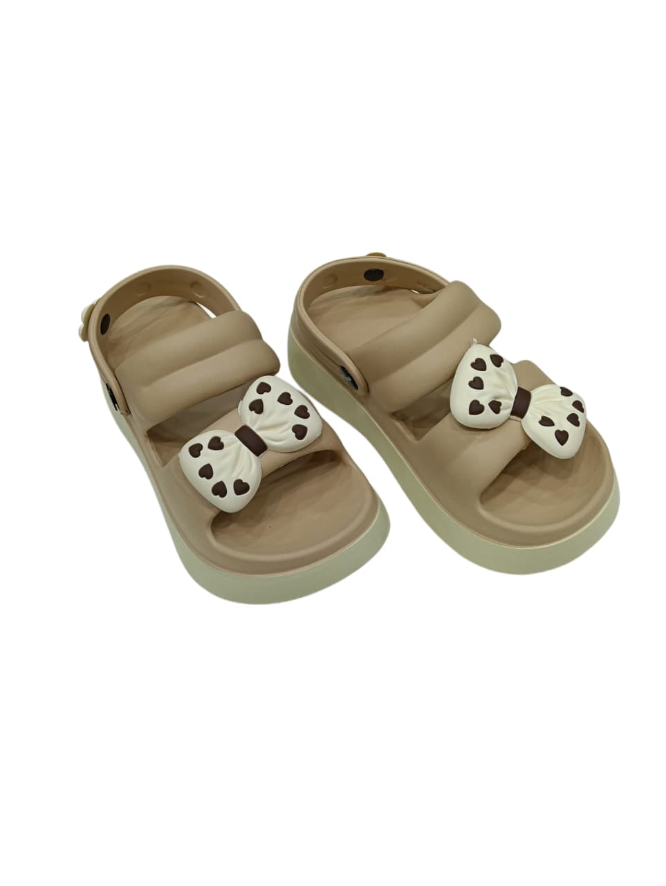 Women’s Bow Design Sandals – Soft, Lightweight & Comfortable EVA Slip-On Footwear (KKN-8807)