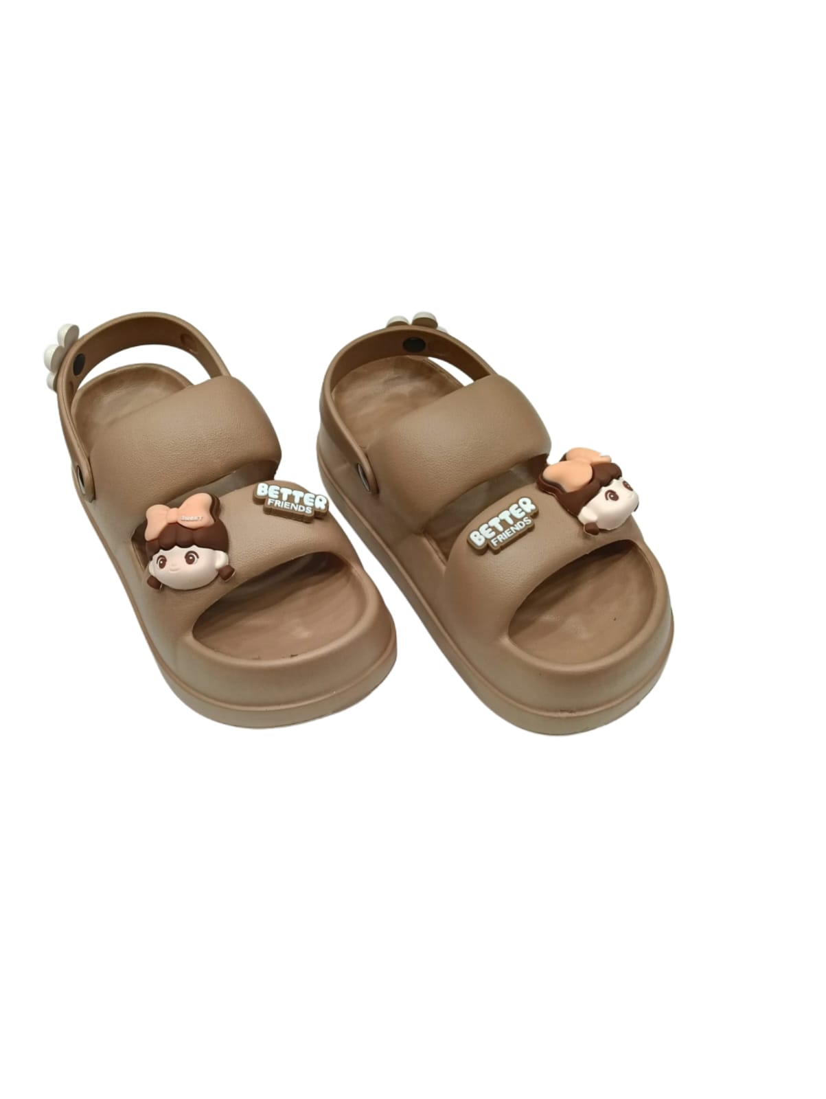 Women’s “Better Friends” Cartoon Sandals – Soft, Lightweight & Comfortable EVA Slip-On Footwear (KKN-3086)