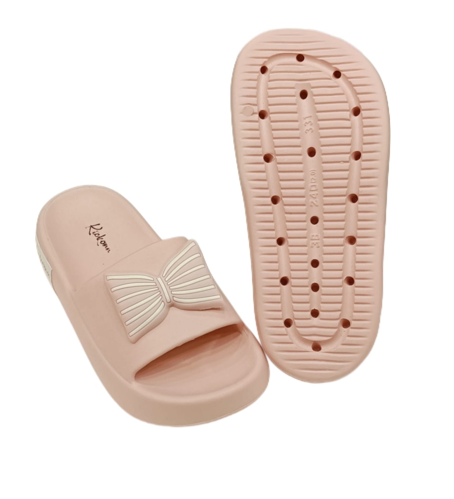 Women’s Casual Bowknot Slip-On Sliders – Comfortable Indoor & Outdoor Sandals (KKN-001)